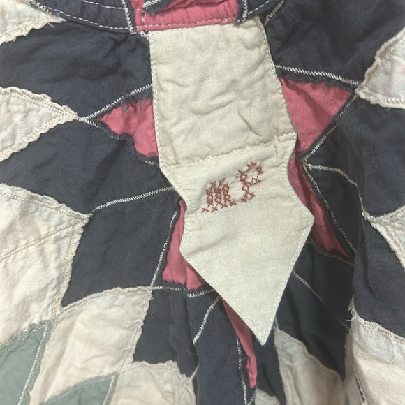 EUC like new Magnolia Pearl patchwork quiltwork quilted Ines tunic top shirt XL - Picture 4 of 16